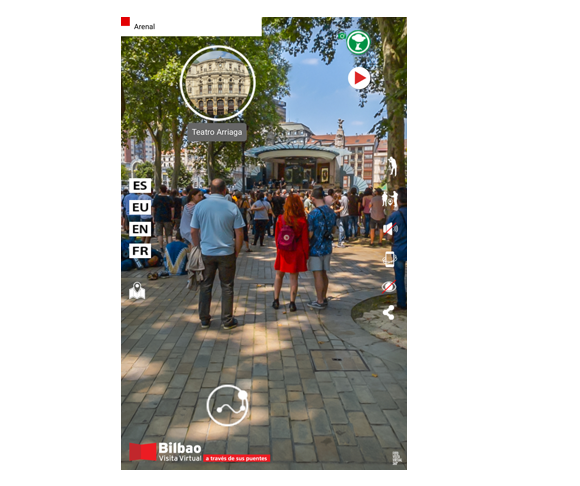 Visita virtual Bilbao para móviles